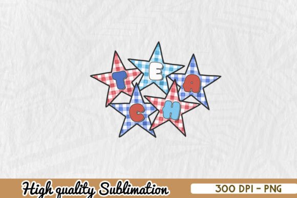 4th of July Teacher PNG: Graphics for Crafts