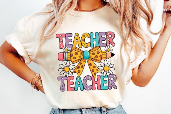 Coquette Teacher PNG: Graphics for Crafts