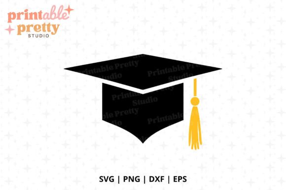 Graduation Cap SVG: Graphics for Crafts