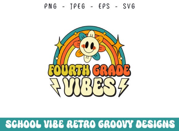 Reviewing Fourth Grade School Retro Groovy Vibes