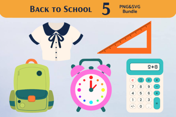 School Starter Pack: Graphics for Crafts & Brands