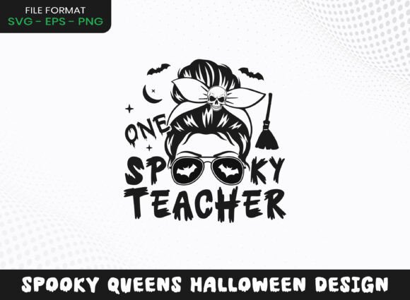 Spooky Teacher Halloween Graphics for Crafts