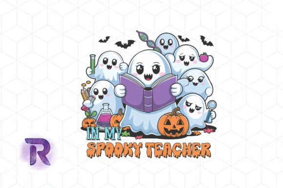 Spooky Teacher PNG: Graphics for Crafts