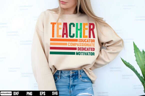 TEACHER EDUCATOR Svg: Graphics for T-Shirt Designs