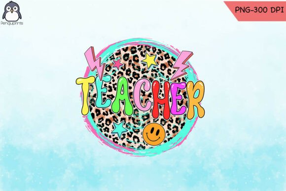 Teacher Smiley Face PNG for Crafts & Graphics