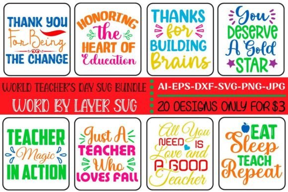 World Teacher's Day SVG Bundles: A Designer’s Review